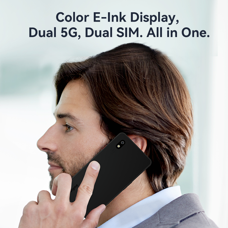 Android 14 Hibreak pro Color 6'' E ink Eye-Friendly Smartphone with 4G&5G connection