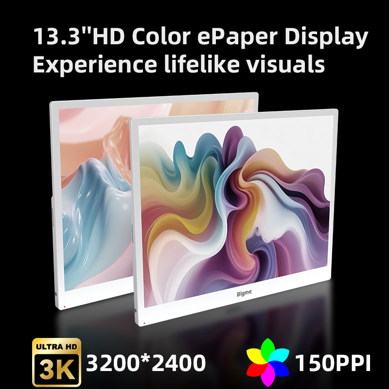 B13-- World's First 13.3" Color ePaper Monitor-Single Screen