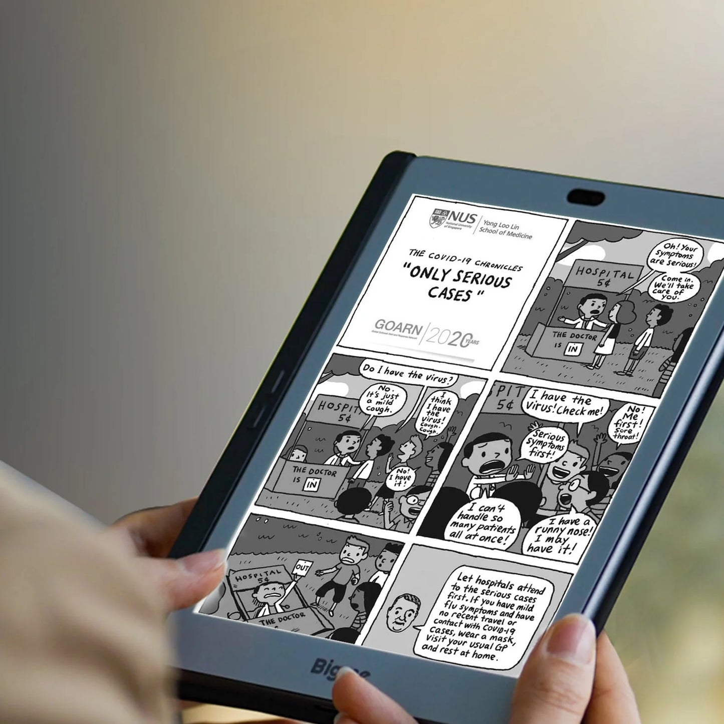 Bigme S6 e-reader and e-note with ChatGPT and Google Play