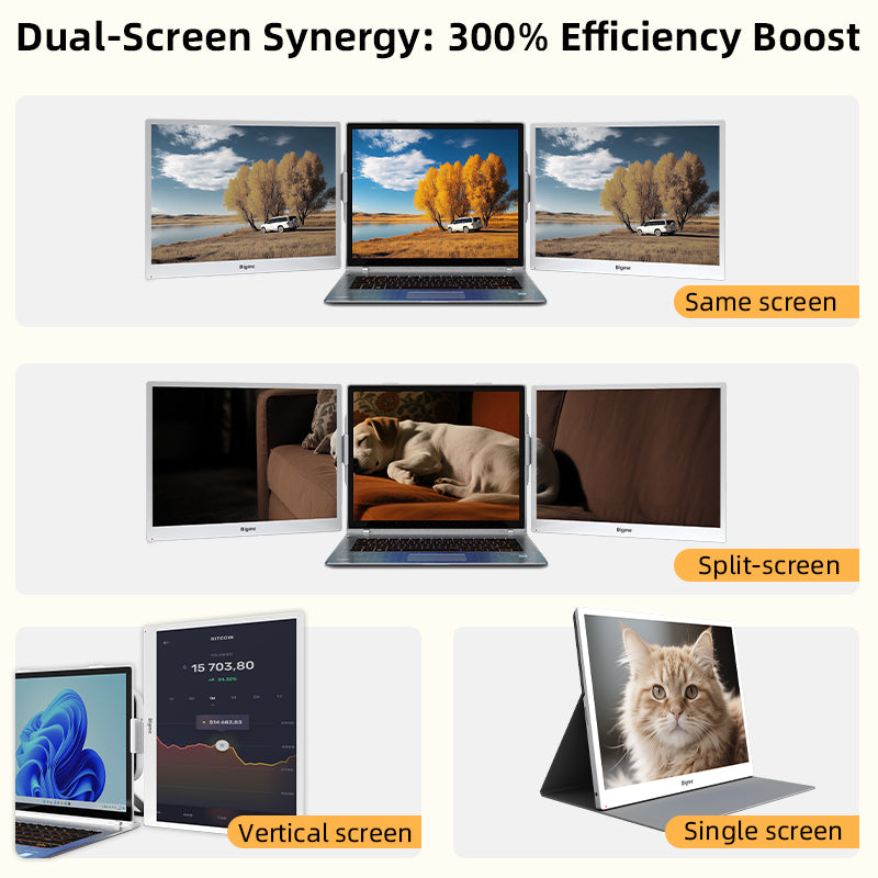 B13-- World's First 13.3" Color ePaper Monitor-Single Screen