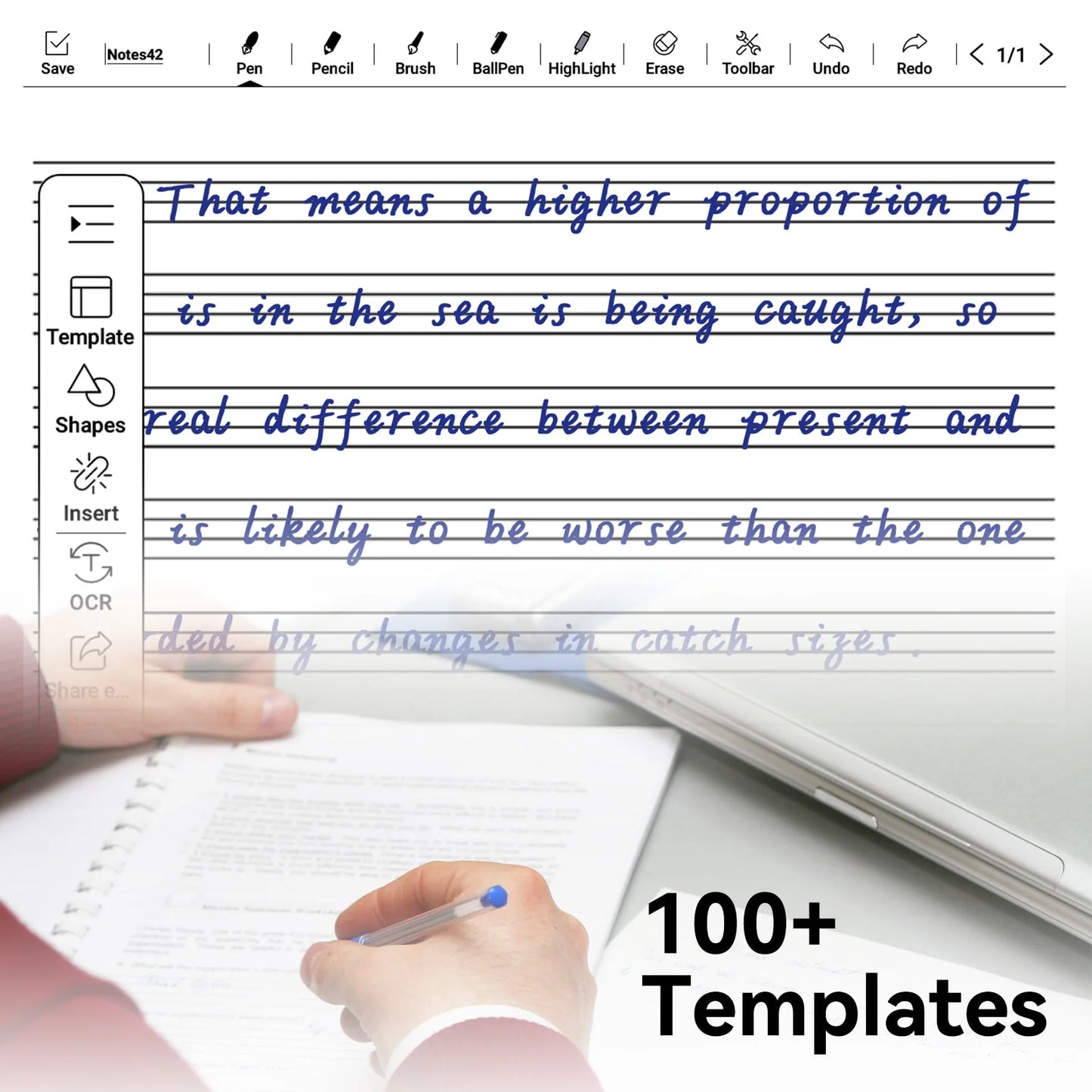 Bigme S6 e-reader and e-note with ChatGPT and Google Play