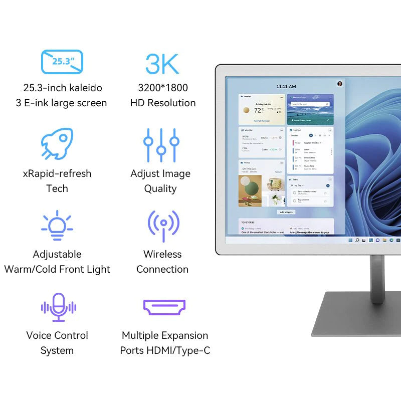 B251 - Bigme 25-inch Color E INK Monitor with Kaleido 3