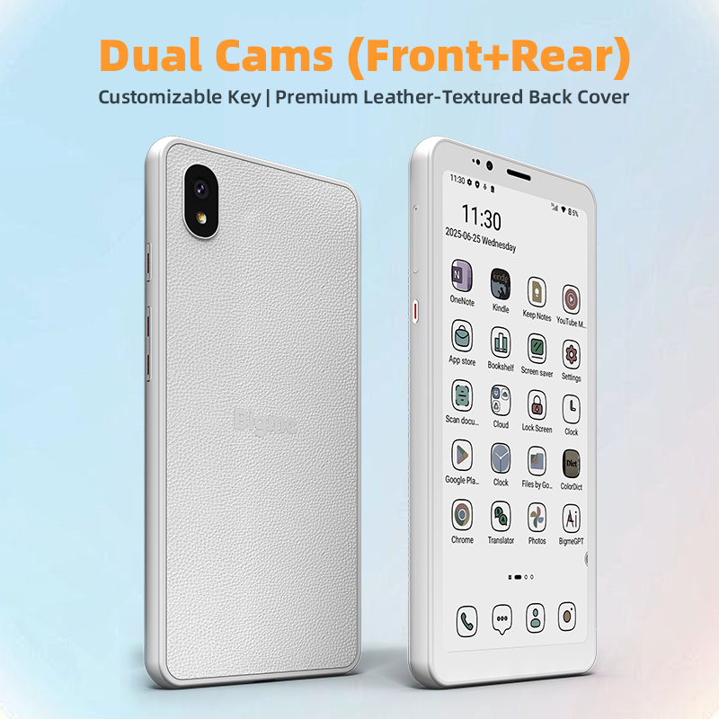 Bigme  4G color ePaper smartphone Hibreak S with Android 14 OS