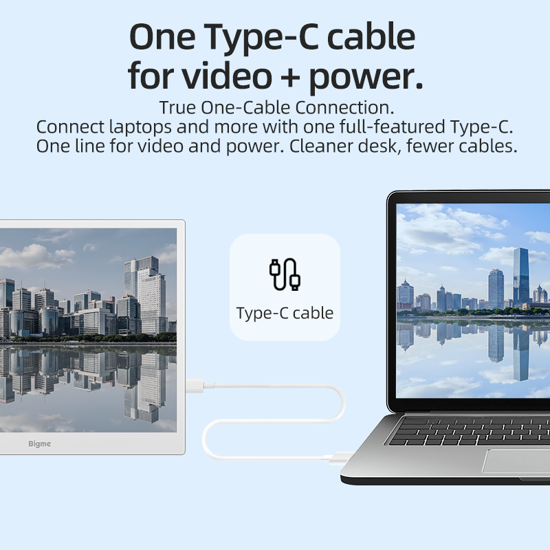 Bigme B13 PRO 13.3" 60 FPS Color ePaper  Monitor With USB-C One-Cable