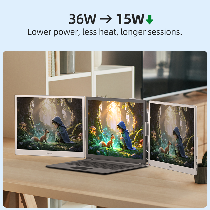 Bigme B13 PRO 13.3" 60 FPS Color ePaper  Monitor With USB-C One-Cable