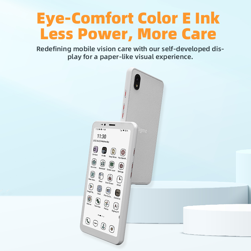 Bigme  4G color ePaper smartphone Hibreak S with Android 14 OS