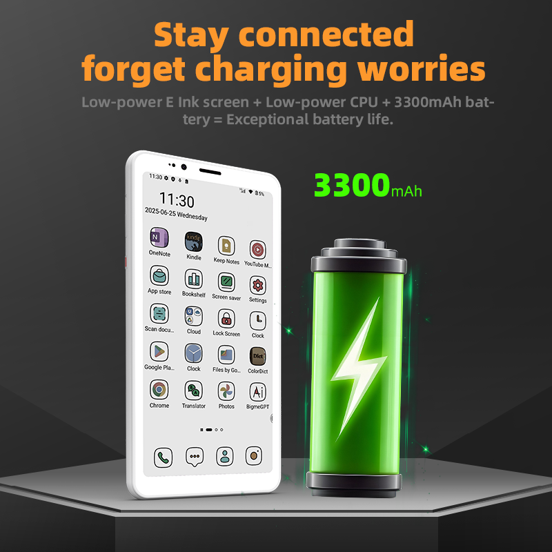 Bigme  4G color ePaper smartphone Hibreak S with Android 14 OS