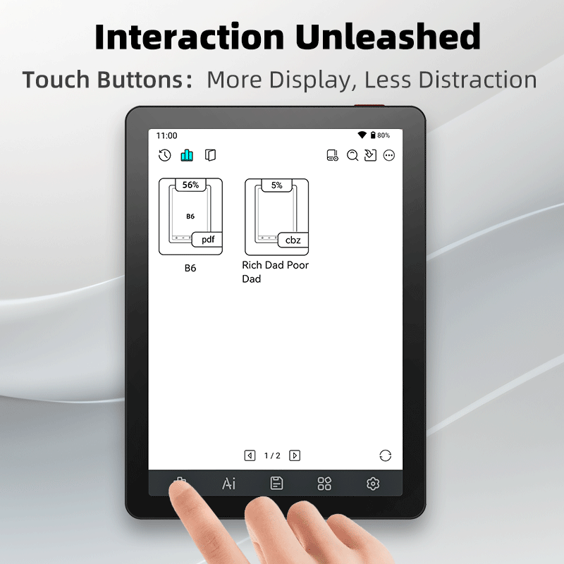 Bigme B6 6inch Color ebook reader 2+32GB storage with Android 14OS