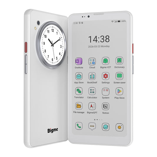 Bigme Hibreak Dual--E Ink + LCD Sub-Screen 5G 80FPS Smartphone with Stylus Support